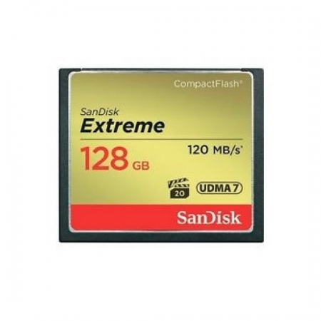 SanDisk CF 128GB Extreme 120MB/s, 85Mb/s UDMA7